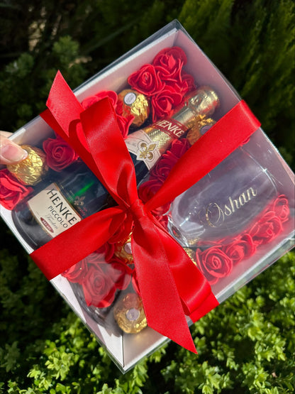 Custom Wine Glass Boxed Gift