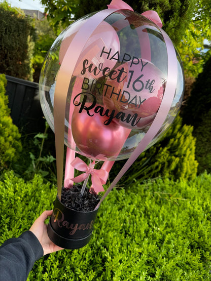 Balloon Bundle with Empty Box