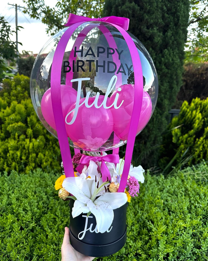 Fresh Flower and Forrero Balloon Bundle (General Mix)