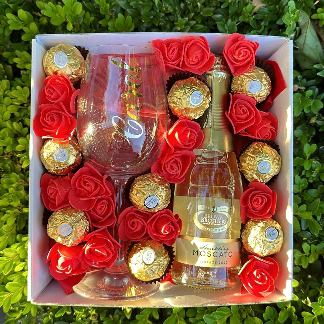 Custom Wine Glass Boxed Gift