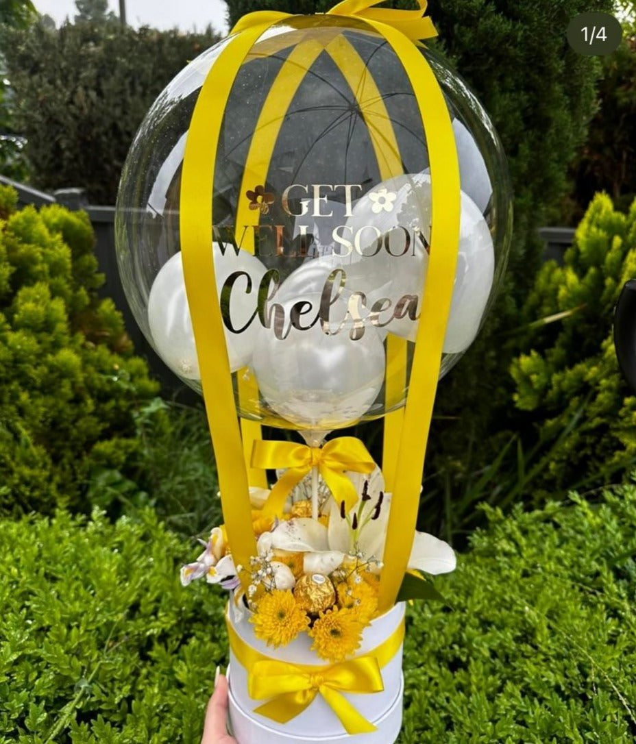 Fresh Flower and Forrero Balloon Bundle (General Mix)